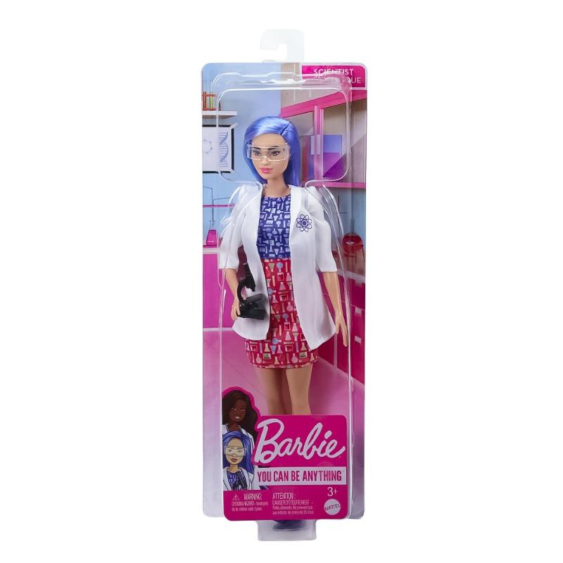 باربي - دمية ساينتست بشعر لون أزرق