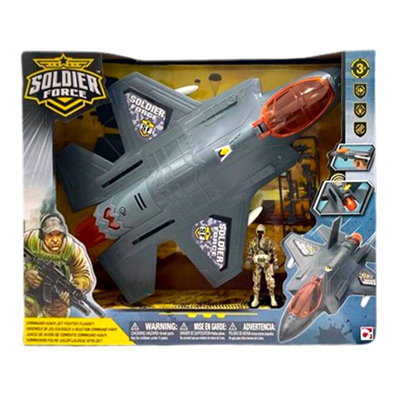 Playset Soldier Force Air Hawk Attak Plane