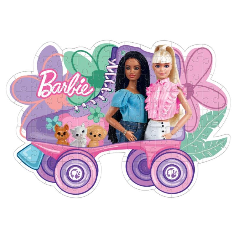 Clementoni Super Color Barbie Sled Puzzle - 104 Pieces