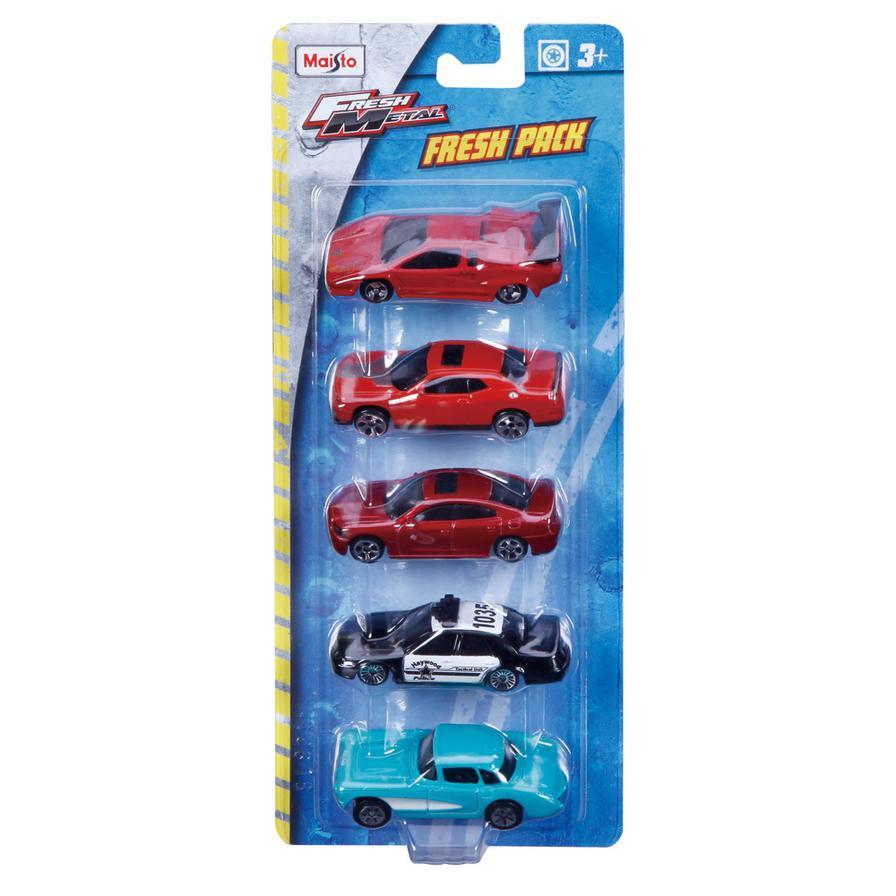 Maisto Fresh Metal Vehicle Set 5 Pcs - Assorted