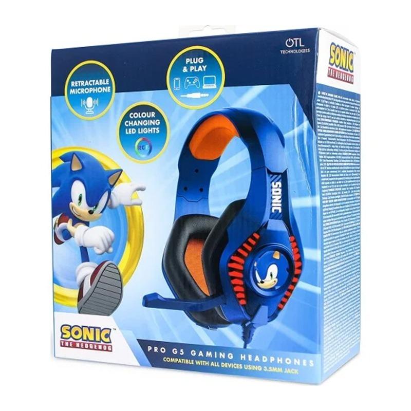Sega Sonic the Hedgehog PRO G5 Gaming Headphones Blue