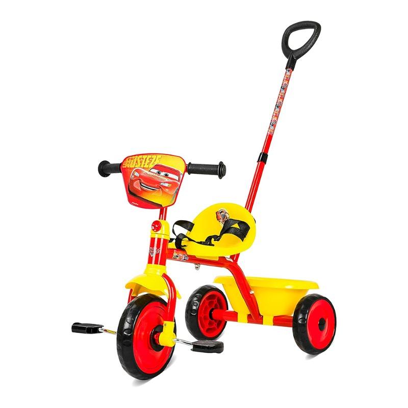 Cars Tricycle with Push Handle