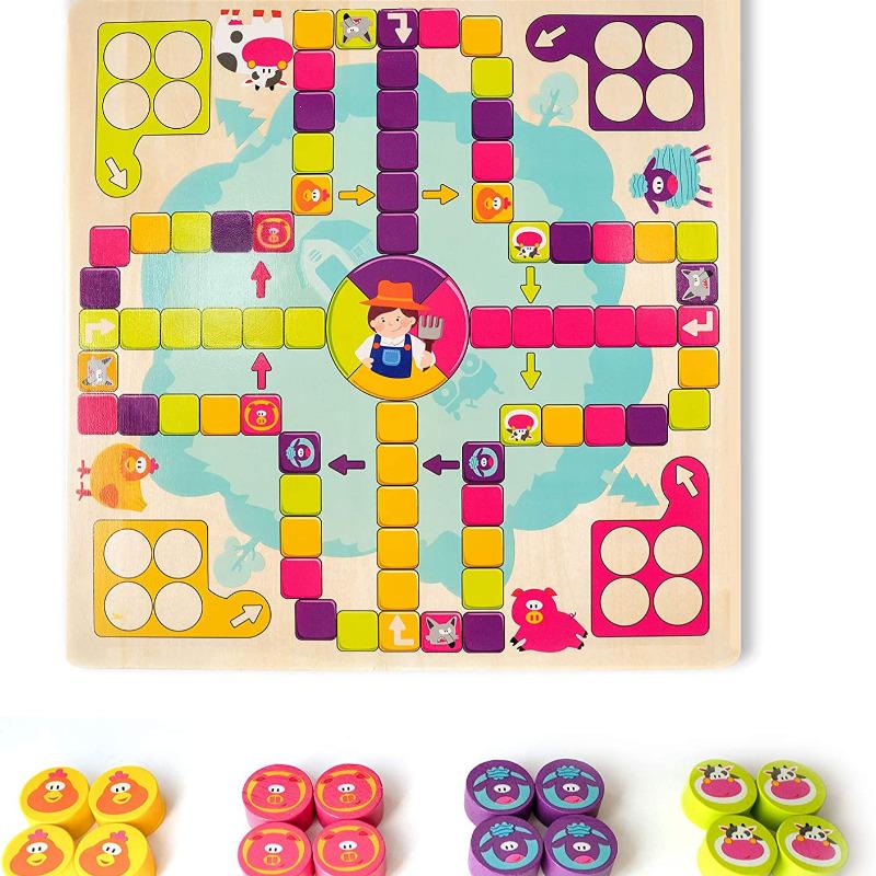 TopBright Happy Farm Flying Chess