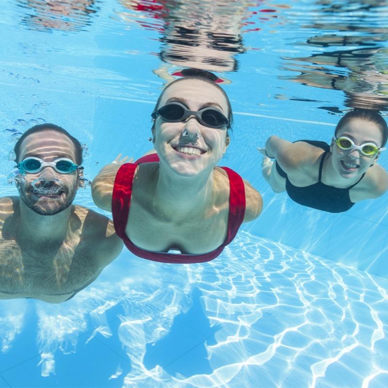 بست واي - نظارة السباحة لايتنينح برو ألوان متعددة