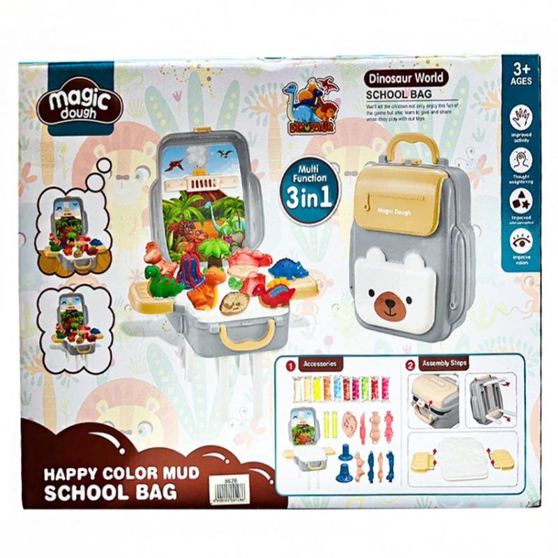 Magic Dough School Bag - Grey