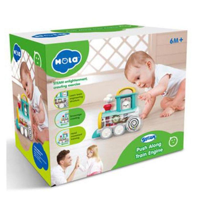 Hola Push Along Train Engine Toy