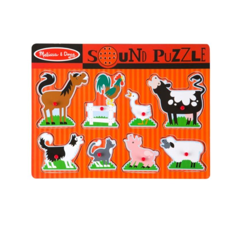 Melissa & Doug Farm Animals Sound Puzzle