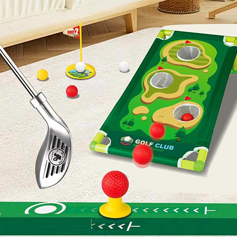 كينج سبورت - مجموعة لعب نادي الجولف اللأرضية لون فضي