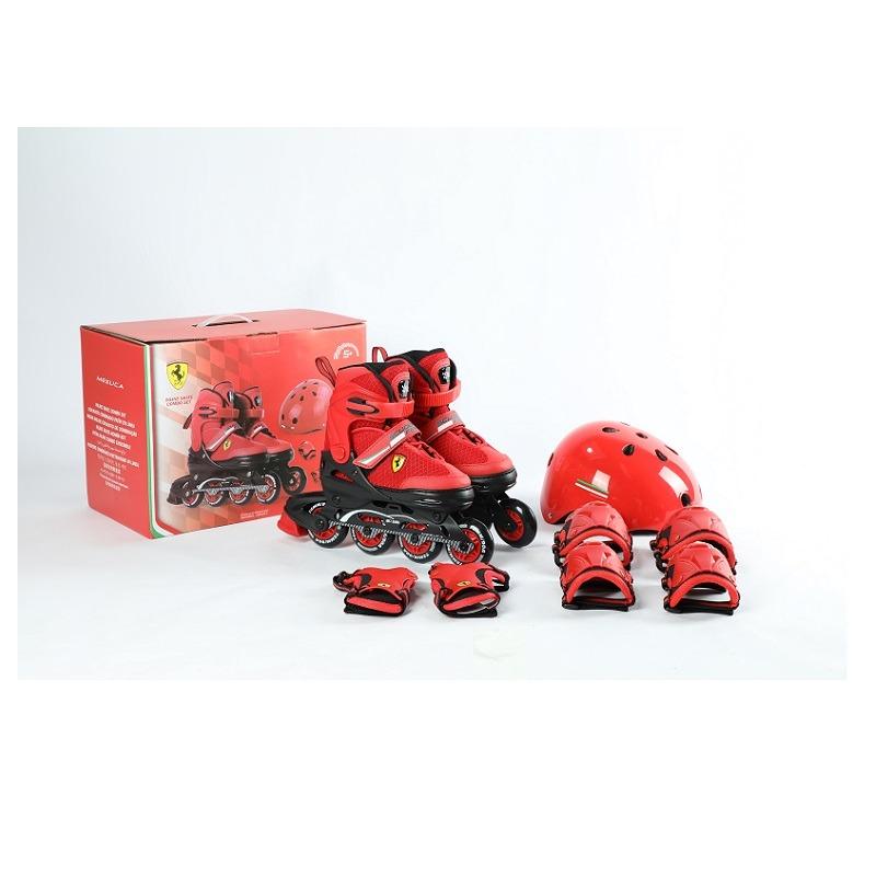 Ferrari Adjustable Skate Set - Red