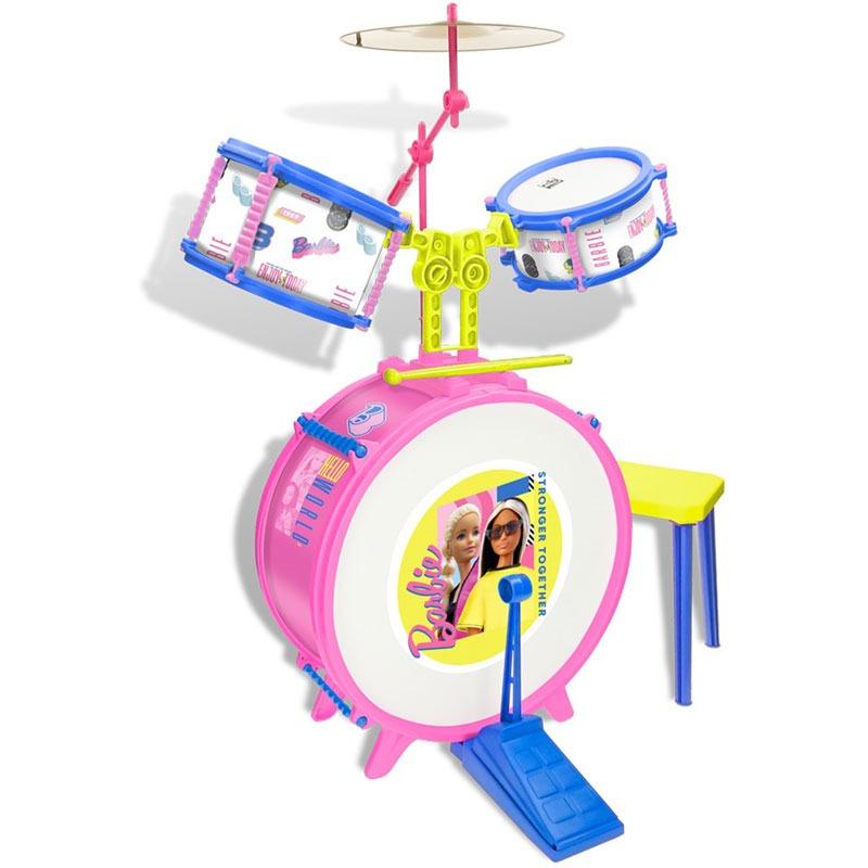 Barbie Drums Set with Stool