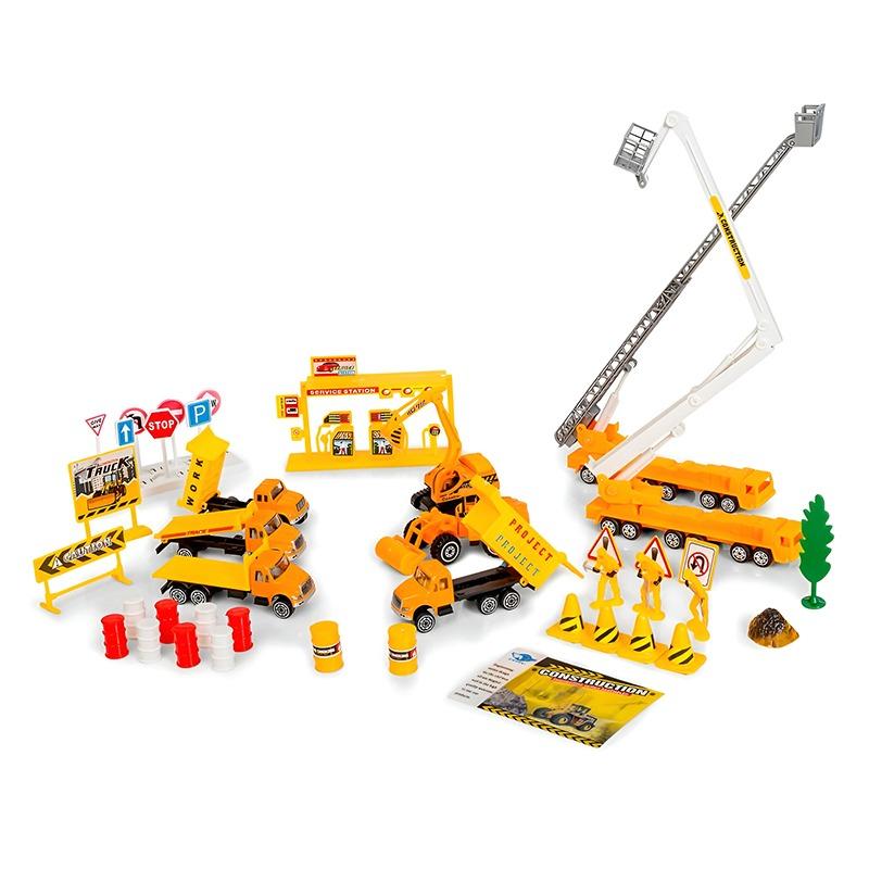 Construction Play Set With 40 Pieces