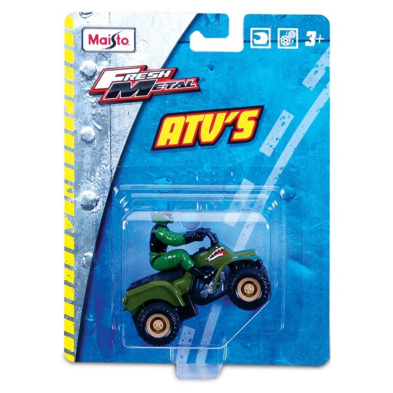 Maisto Metal ATV`s Pullback - Multicolors