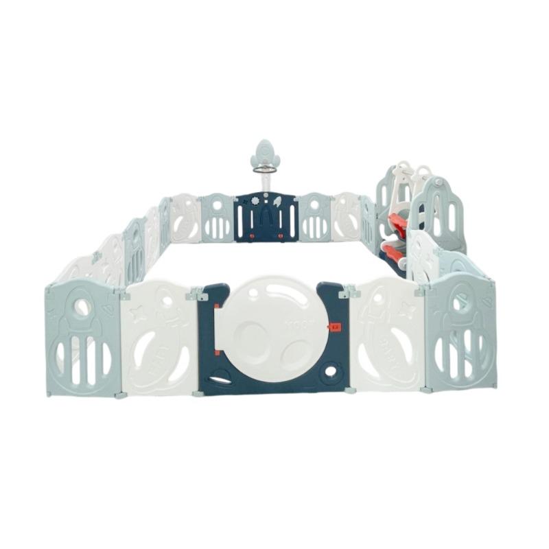 Foldable Activity Center with Basketball Hoop and Swing Size  138 * 170 * 65 Cm