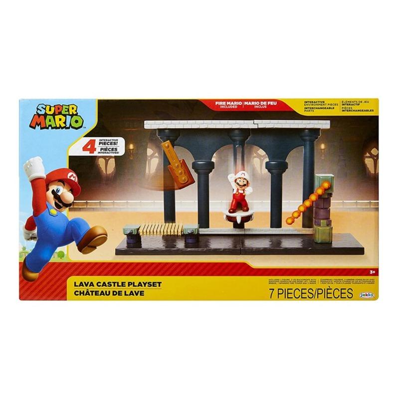 Super Mario Lava Castle Playset Set