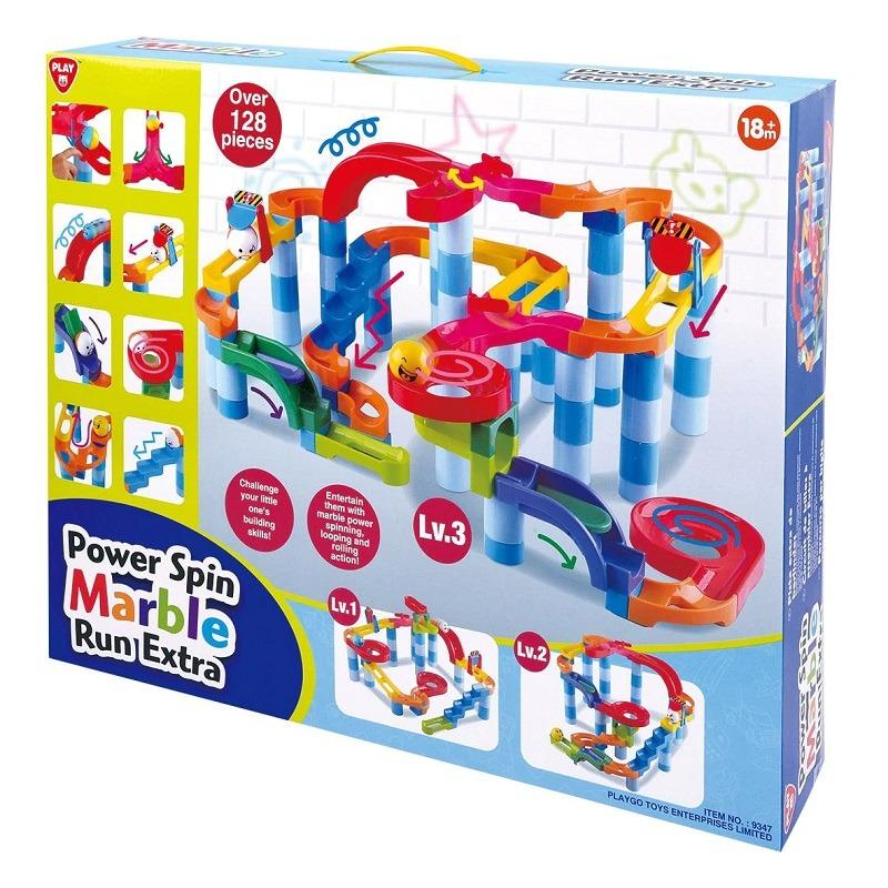 PlayGo Power Spin Marble Run Extra