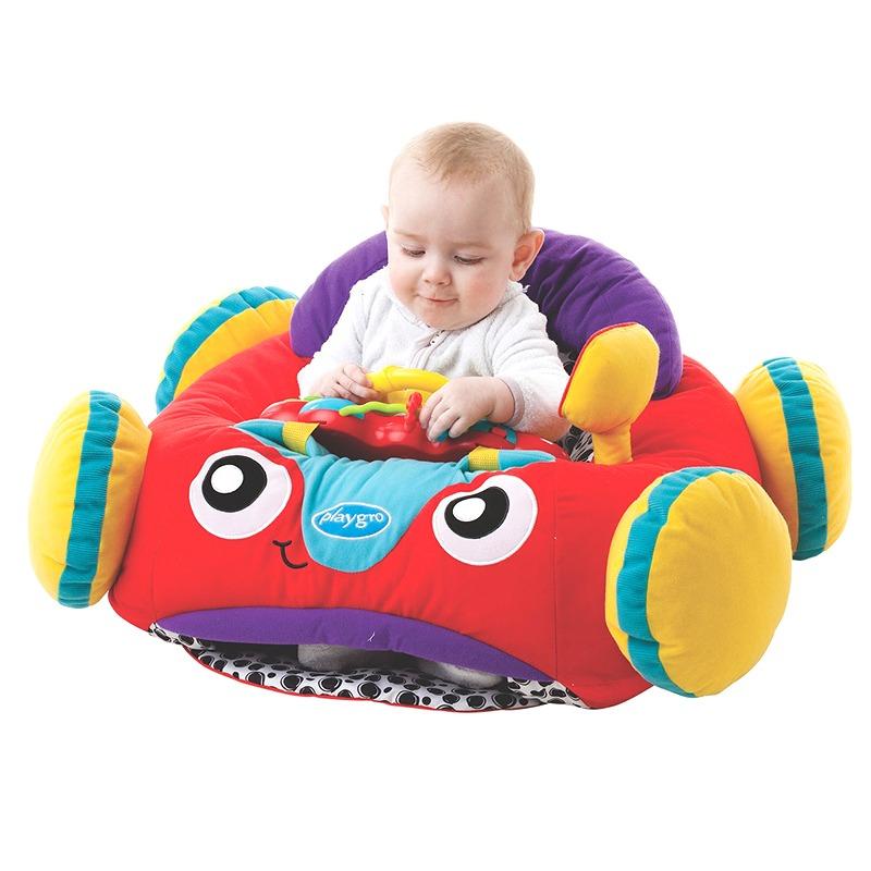 Playgro Music And Lights Comfy Plane - Red