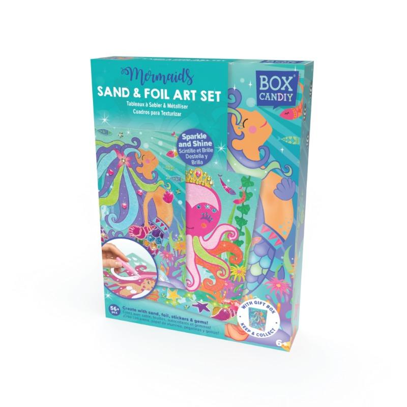 Box Candiy - Mermaids Sand And Foil Art Set
