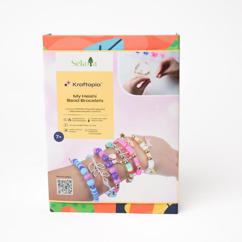 Sekoia My Heishi Bead Bracelets - Jewelry Making Craft Set
