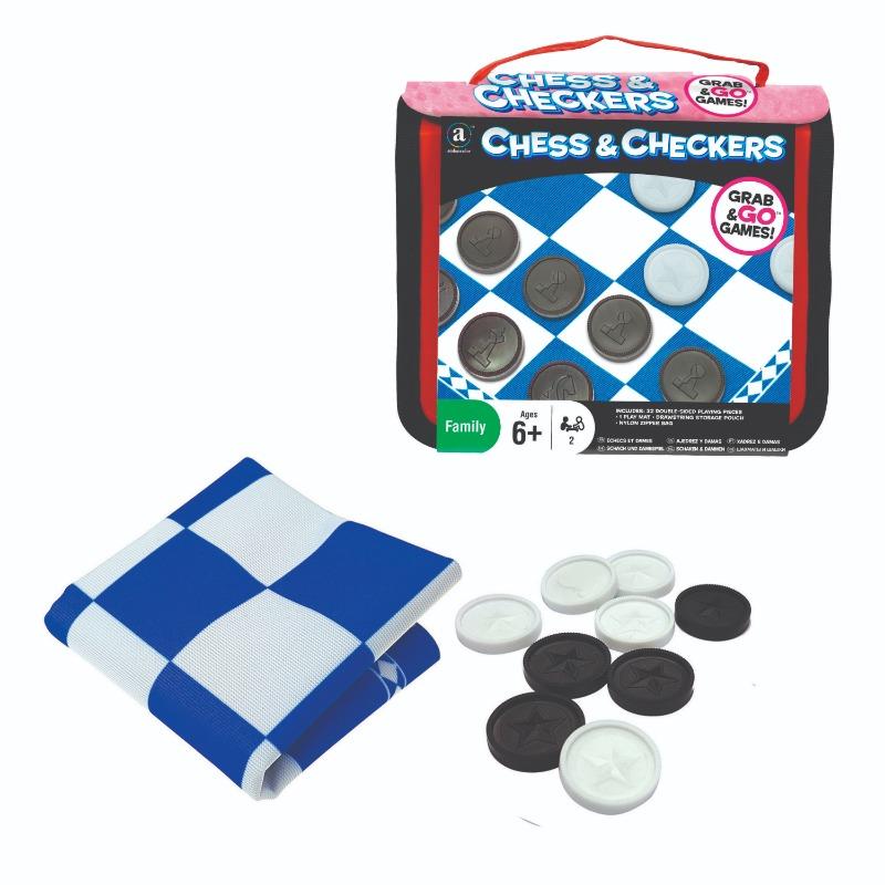 إمبسادور - مجموعة لعب جراب أند جو شطرنج و الداما 2 في 1