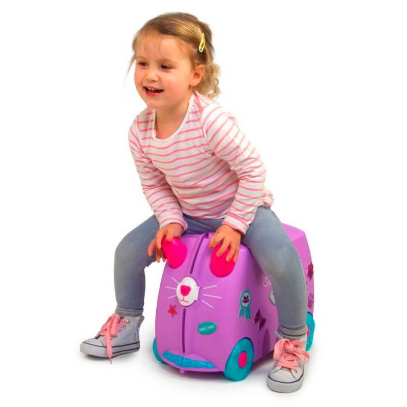 Trunki Cassie the Cat Pink - Ride On Suitcase