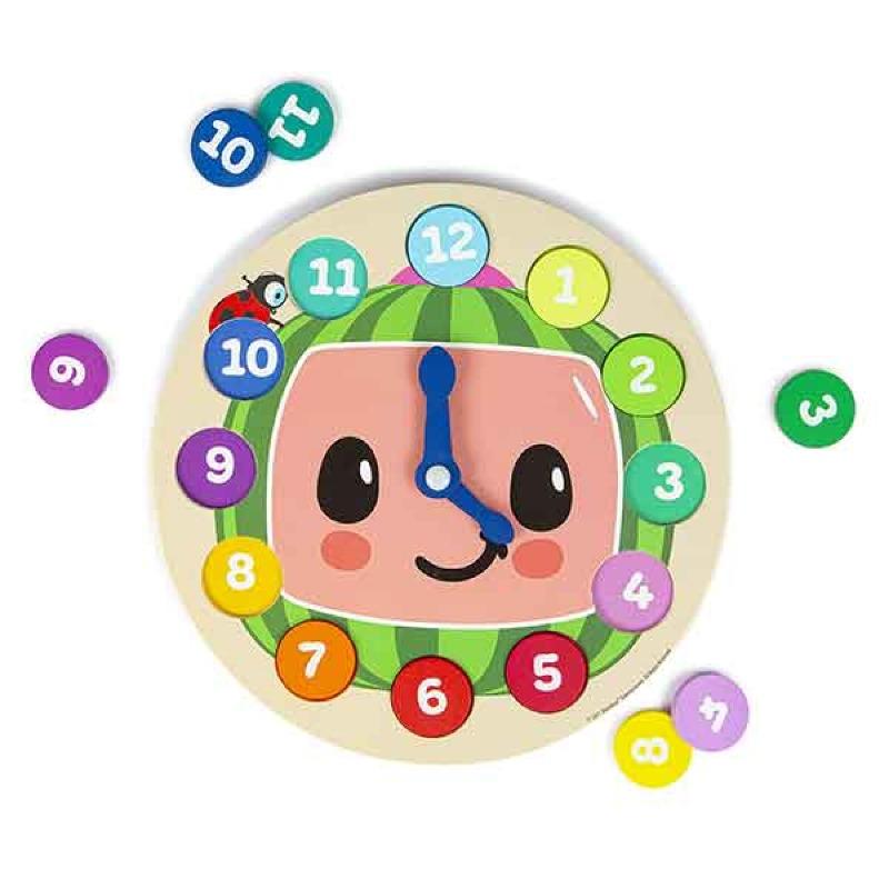 Cocomelon Wooden Educational Clock