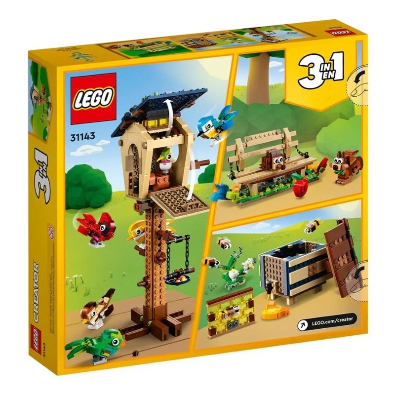 LEGO Creator 3in1 Birdhouse Building Toy Set - 476 Pcs 31143