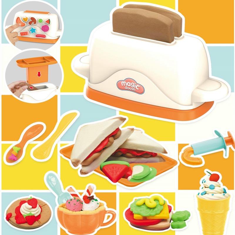 Magic Dough Color Mud Toaster Creation Set