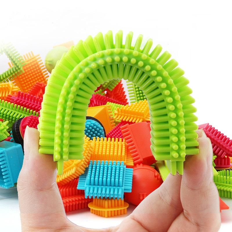 مجموعة كتل البناء المتشابكة 104 قطعة