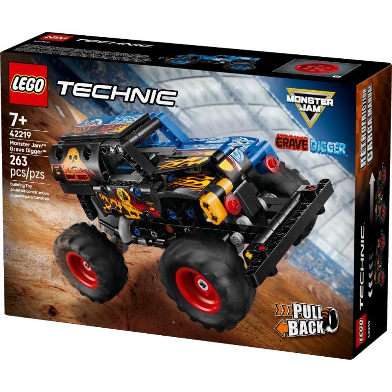 LEGO Technic™ Monster Jam™ Grave Digger™ Fire and Ice Pull-Back Truck