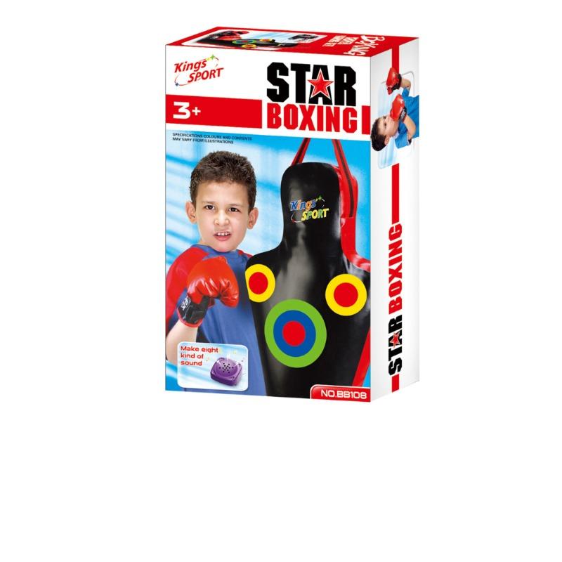 مجموعة ملاكمة للأطفال مع مؤثرات صوتية