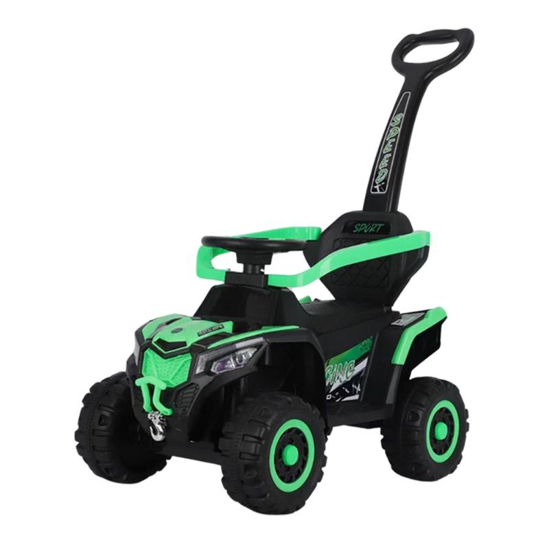سيارة ركوب للأطفال مع مقبض دفع
