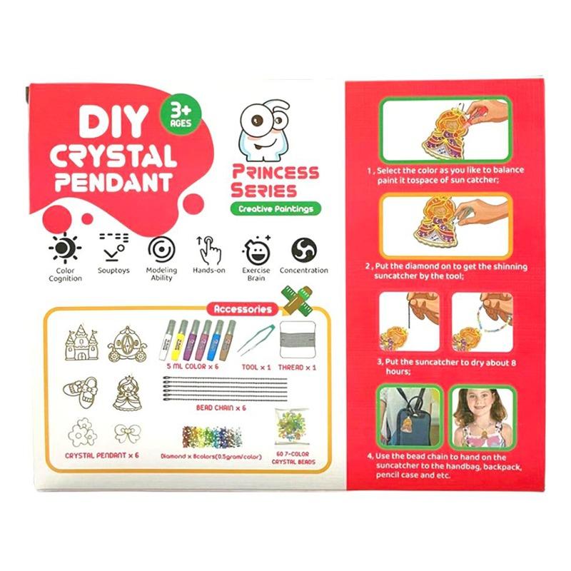 مجموعة صنع الملصقات الكريستالية بتصميم الاميرة