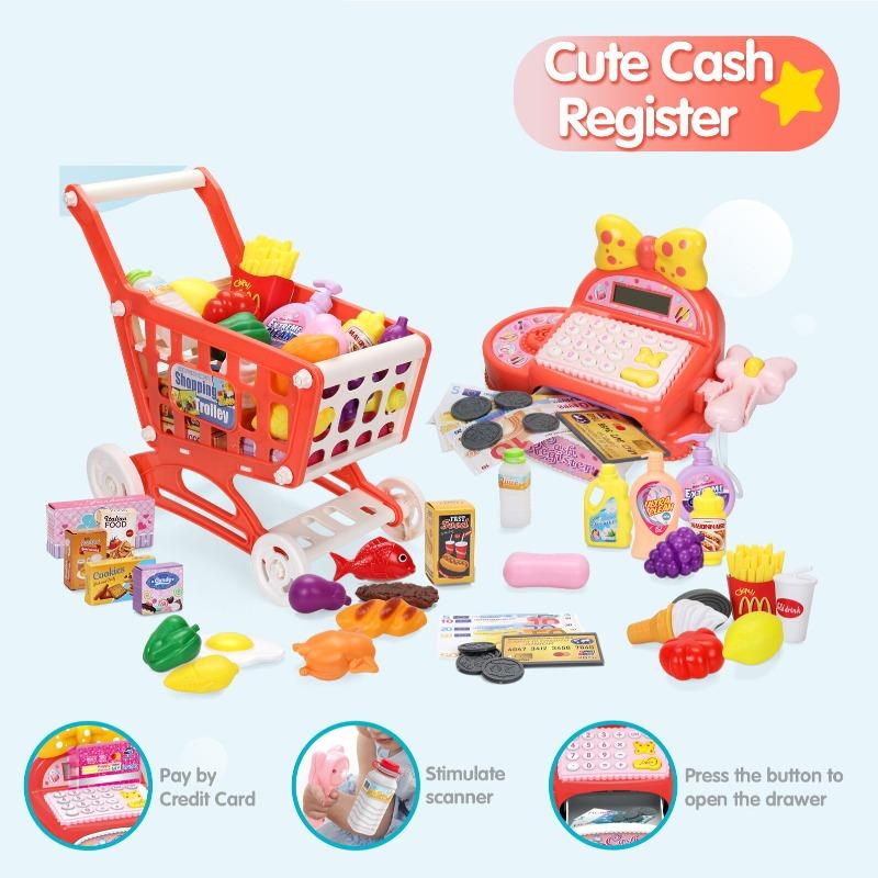 Five Star Cash Register Set - Red