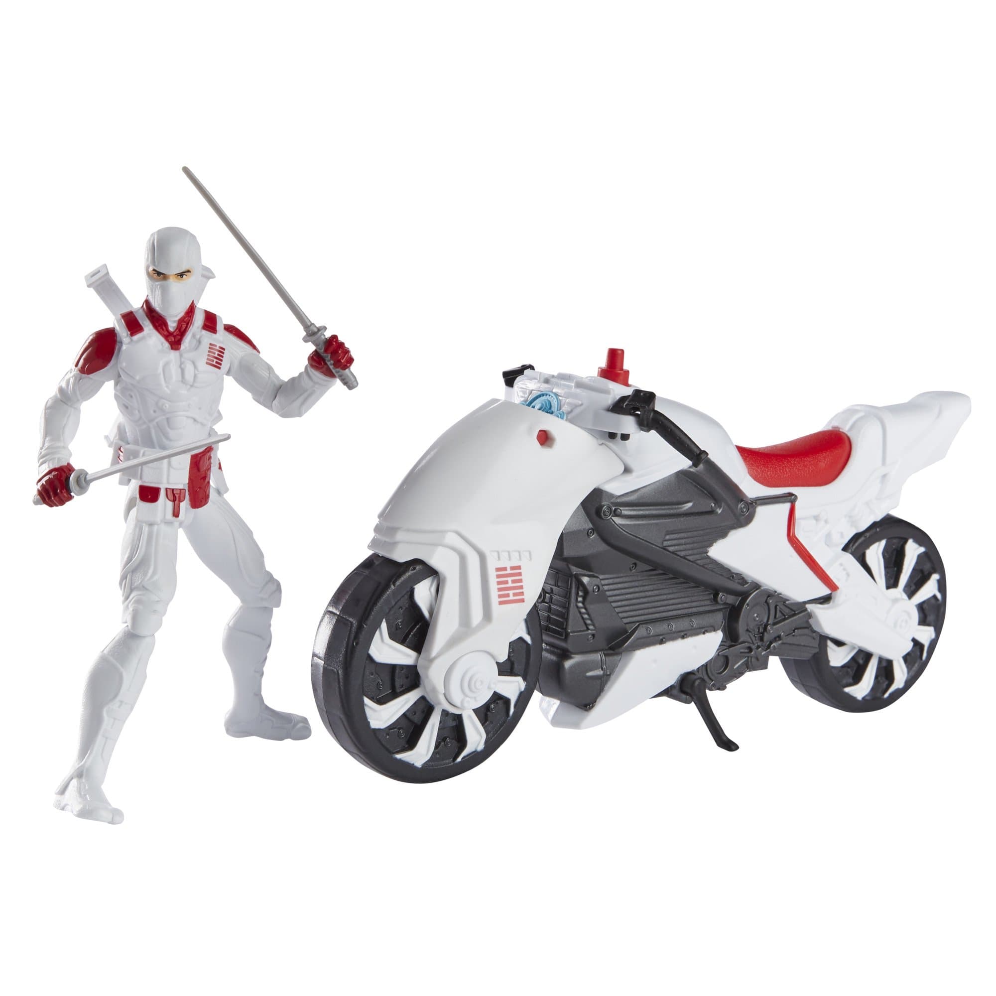 Ninja Storm Shadow Figure With Motorcycle Vehicle