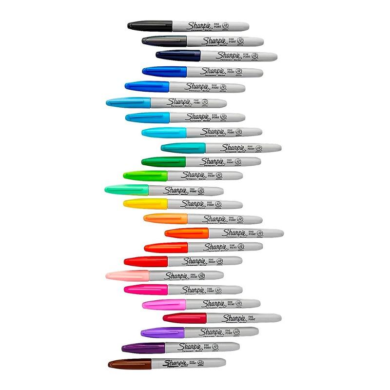 شاربي - مجموعة اقلام متنوعة الالوان - 24 قطعه