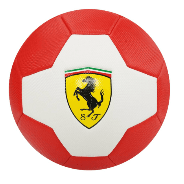 Mesuca Ferrari Soccer Ball 3 - White/Red