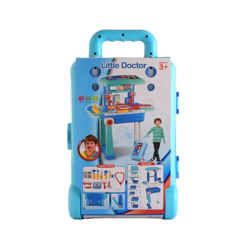 Trolly Doctor Set Comprehensive Doctor Kit Blue