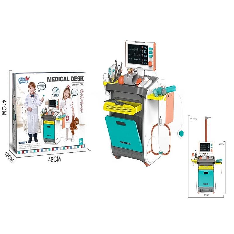 ليتل اكترس - مجموعة عربة الطبيب مع الأدوات