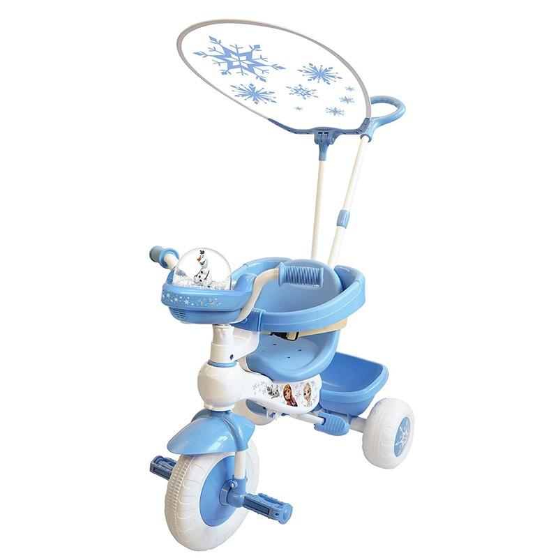 كيدي لاند - دراجة ديزني فروزن ثلاثية العجلات مع مظلة