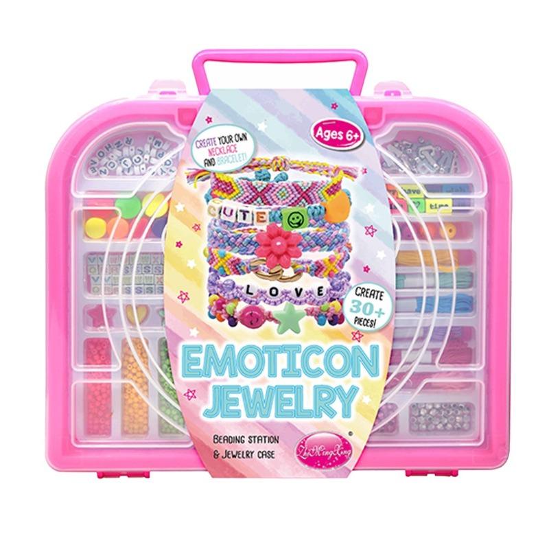 مجموعة مجوهرات إيموجي للأطفال