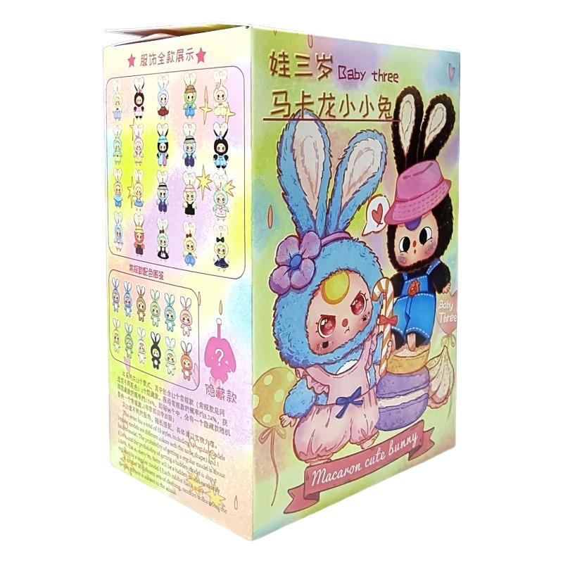 بيبي ثري – سلسلة الأرنب اللطيف ماكرون (بلاند بوكس دمى قطنية)