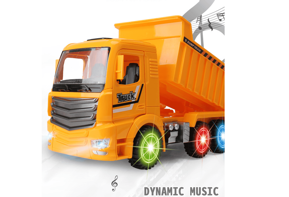 شاحنة قلابة كهربائية مع الموسيقى والضوء