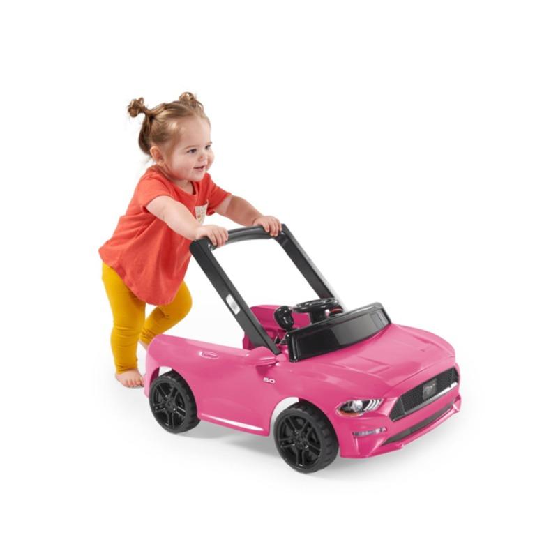 Bright Starts Ford Mustang Baby Walker - Pink