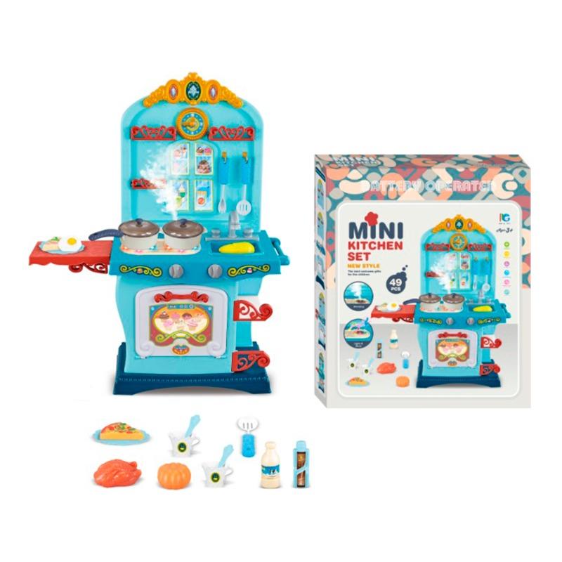 Kitchen Set With Light And Music - Blue