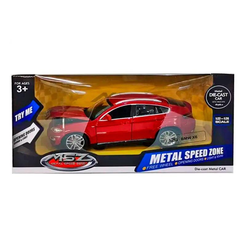 Metal Speed Zone BMW X6 1:26 Toy Vehicle