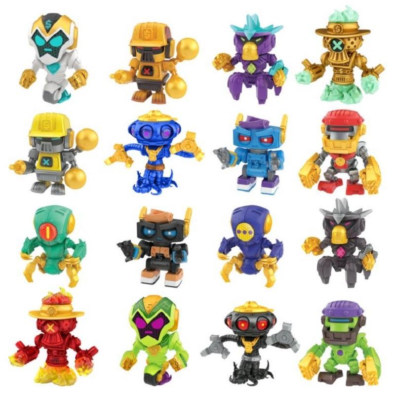 Treasure X Robots Gold Mini Multi Shapes