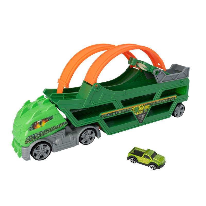 Teamsterz D/H Launch & Loop Playset with 1 Car - Interactive Stunt Toy
