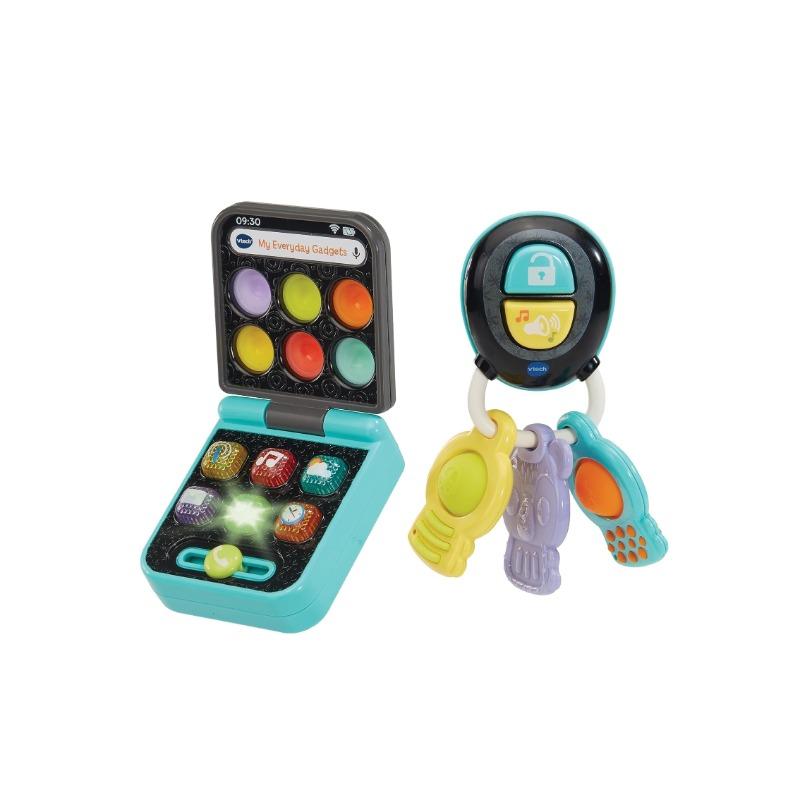 VTech Folding Phone & Keys Babys First Gadget Set with Light Up Buttons
