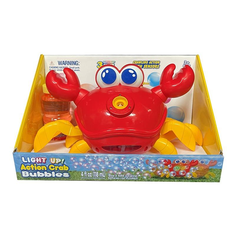 Placo Toys Light-Up Crawling Crab Bubbles Machine