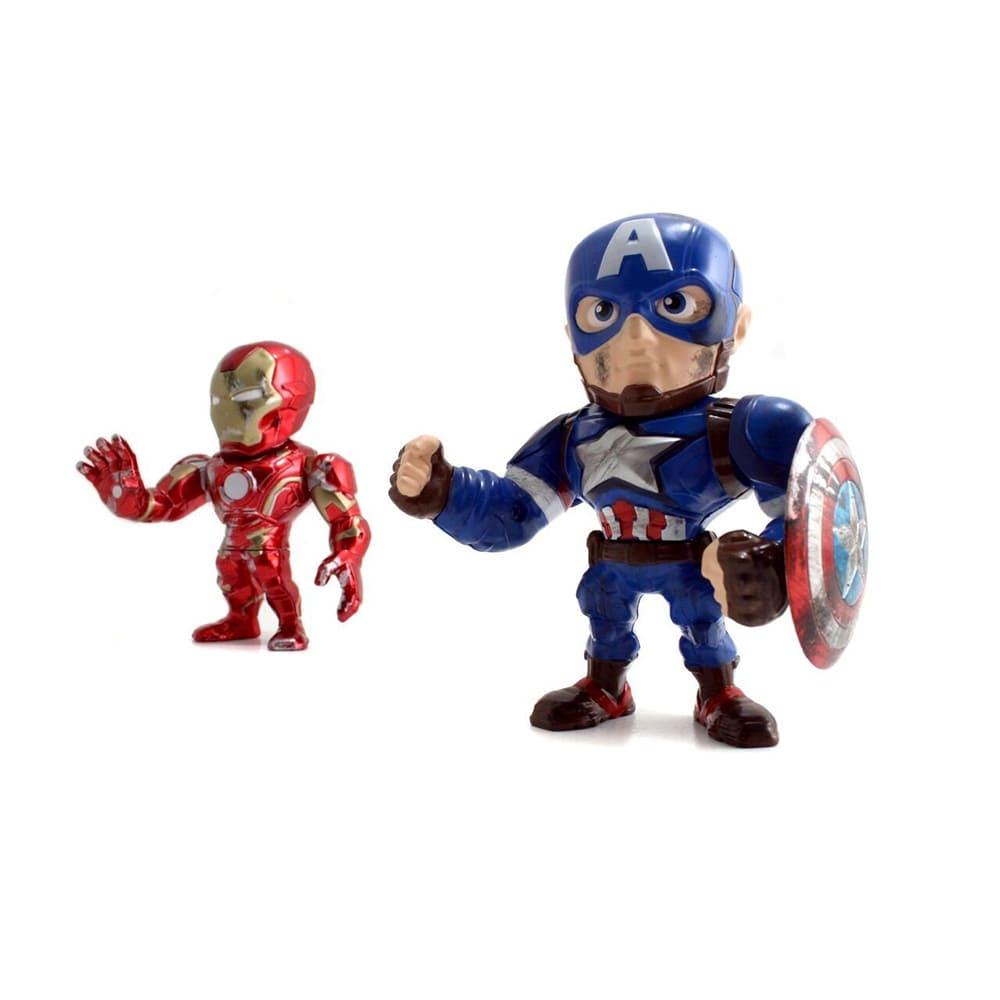 Marvel Ironman And Captain America Civil War Pack 4 Inch